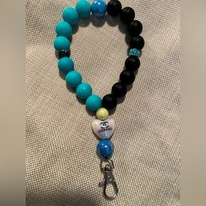 Handmade Beaded Charm Wristlet by Aloha!